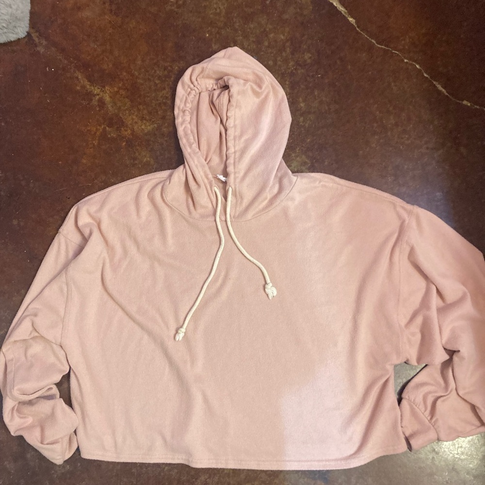 Juniors Double Zero Spicy Small Cropped Soft Hoodie